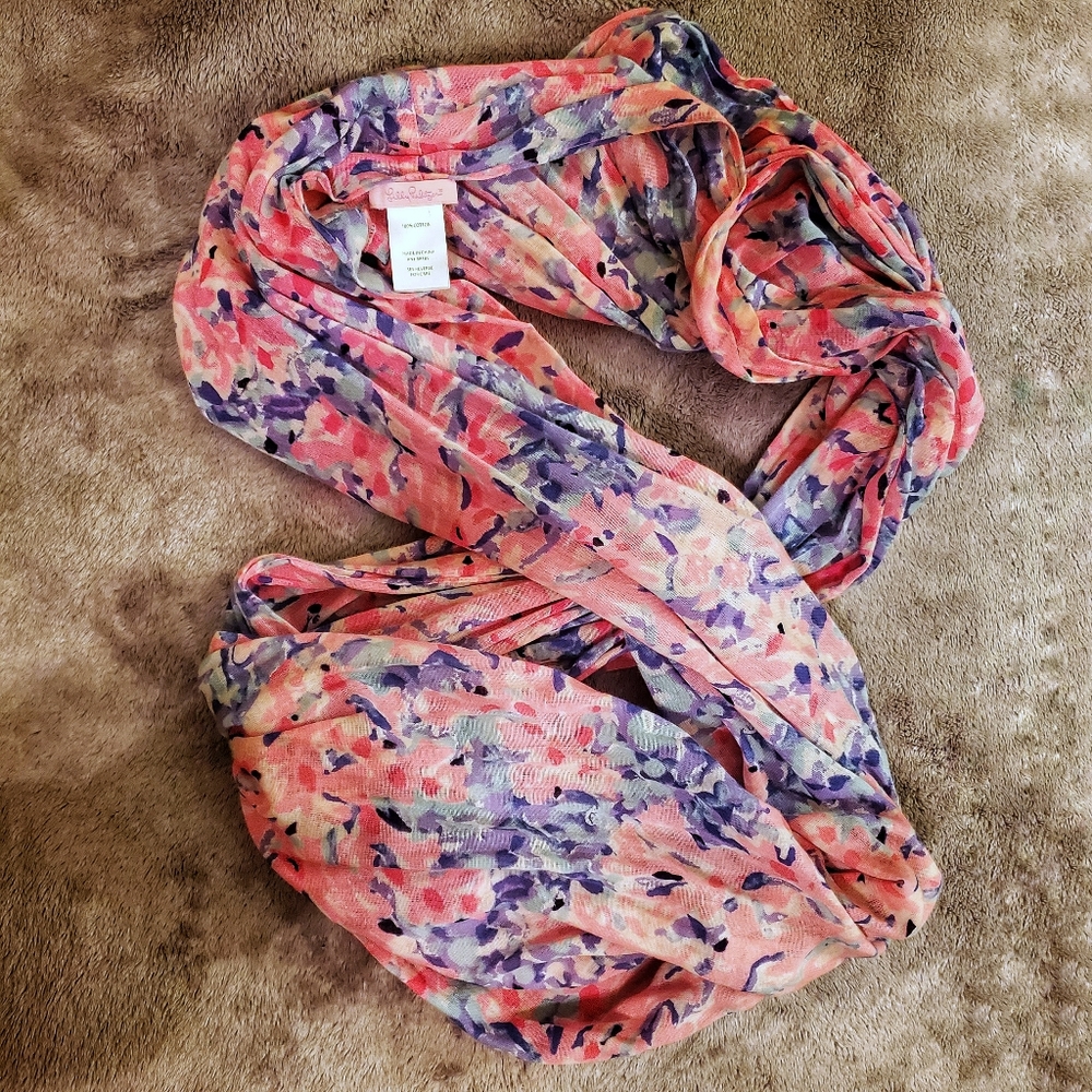Lilly Pulitzer infinity scarf.